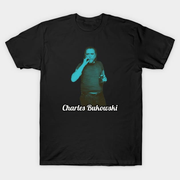 Retro Bukowski T-Shirt by Defective Cable 